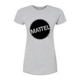 thumbnail image 1 of Mattel - Mattel Original Logo - Juniors Fitted Graphic T-Shirt, 1 of 4