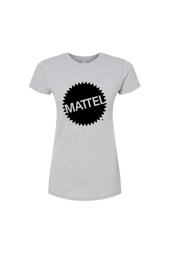 - Mattel Original Logo - Juniors Fitted Graphic T-Shirt