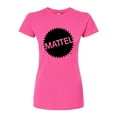 thumbnail image 1 of Mattel - Mattel Original Logo - Juniors Fitted Graphic T-Shirt, 1 of 4