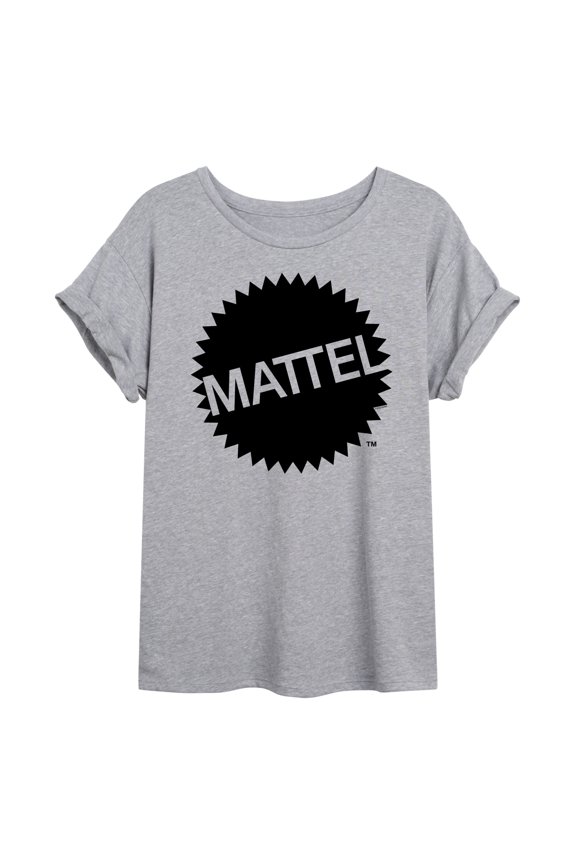 - Mattel Original Logo - Juniors Ideal Flowy Muscle T-Shirt