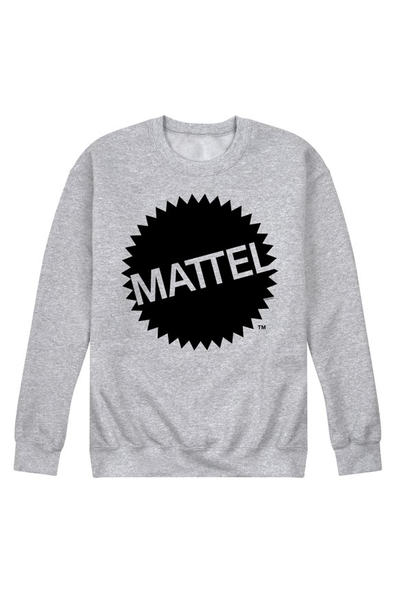 - Mattel Original Logo - Men's Crew Neck Fleece Pullover
