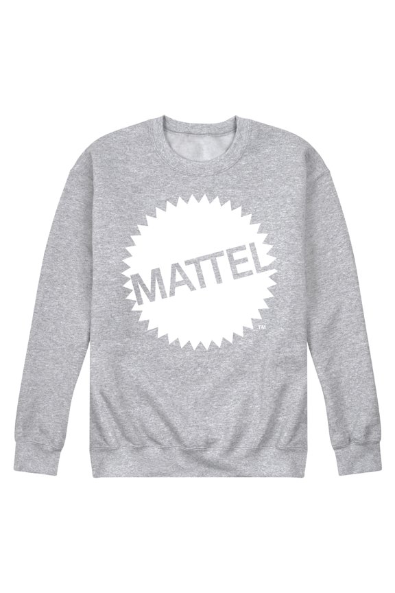 - Mattel Original Logo - Men's Crew Neck Fleece Pullover