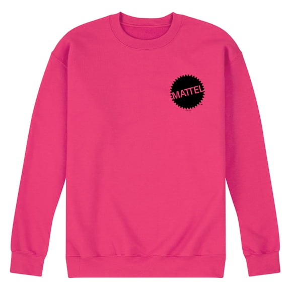 Mattel - Mattel Original Logo Pocket Size - Men's Crew Neck Fleece Pullover