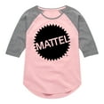 thumbnail image 1 of Mattel - Mattel Original Logo - Toddler & Youth Girls Raglan Graphic T-Shirt, 1 of 4