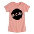 thumbnail image 1 of Mattel - Mattel Original Logo - Toddler & Youth Girls Short Sleeve Graphic T-Shirt, 1 of 4