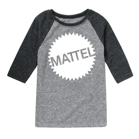 Mattel - Mattel Original Logo - Toddler & Youth Raglan Graphic T-Shirt