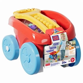 Mattel MTTJFR30 Mega Building Block Scooping Wagon - 2 Piece