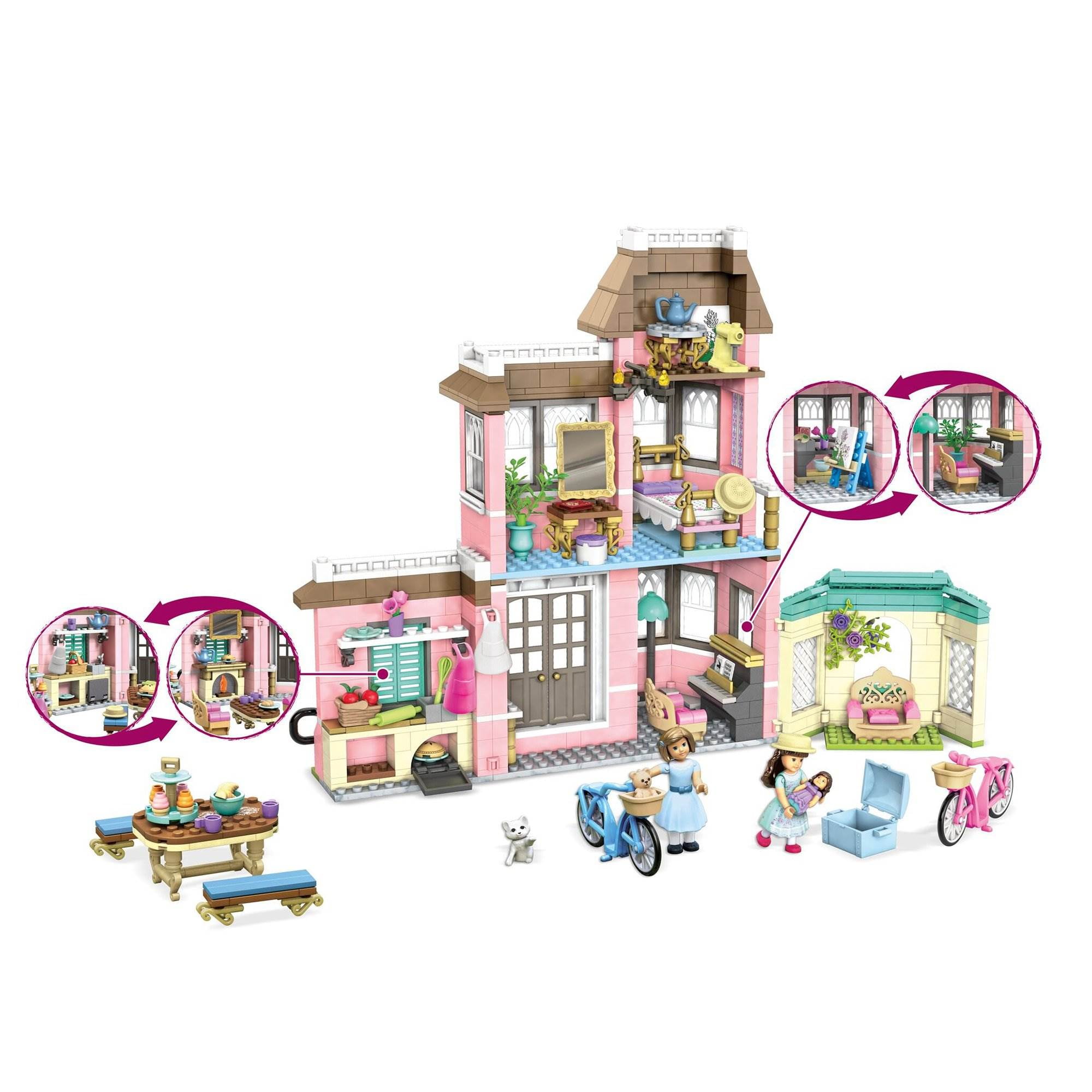 Mattel Mega Construx American Girl Samantha Parkington s Victorian Building Set