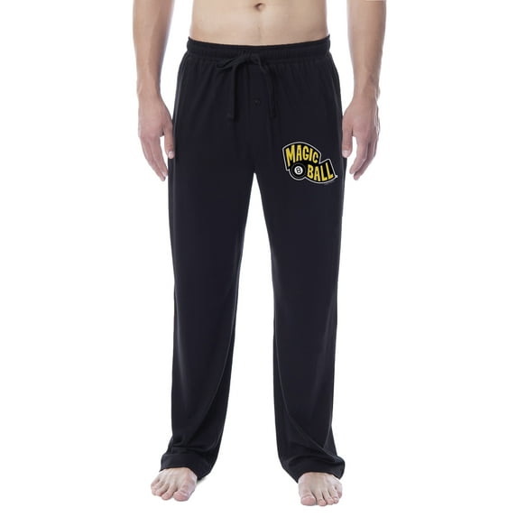 Mattel Mens' Classic Magic 8-Ball Toy Retro Vintage Sleep Pajama Pants