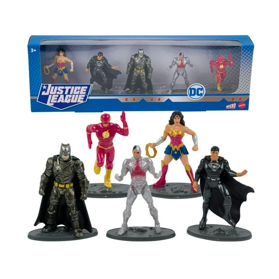 Mattel Micro Collection DC Justice League Collectors 5 Pack Figure Set