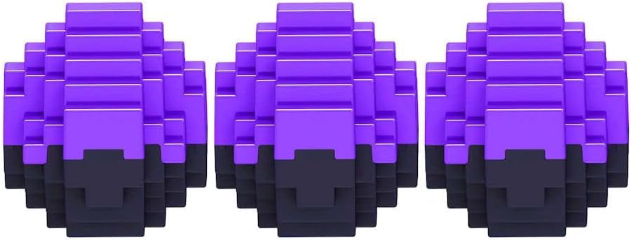 Mattel Minecraft Mini Mode Spawn Egg Blind Box, Collectible Mini Figures, Bundle of 3, Ages 6+ HKT64-956K