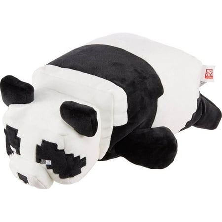 Mattel Minecraft Plush Panda 12-in Character Doll, Soft, Squishy, Floppy Collectible Gift for Fans Age 3 Years and Older