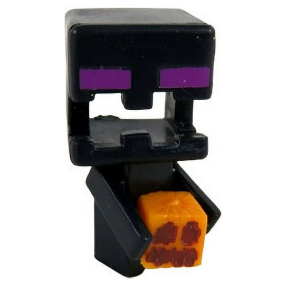 Mattel - Minecraft TNT Series 25 Mini Figure - ENDERMAN Holding Pumpkin (1 inch)(Loose)