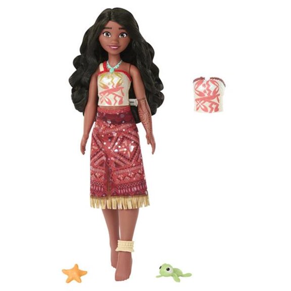 Mattel MTTJFF08 Moana Feature Doll Figures - 4 Piece