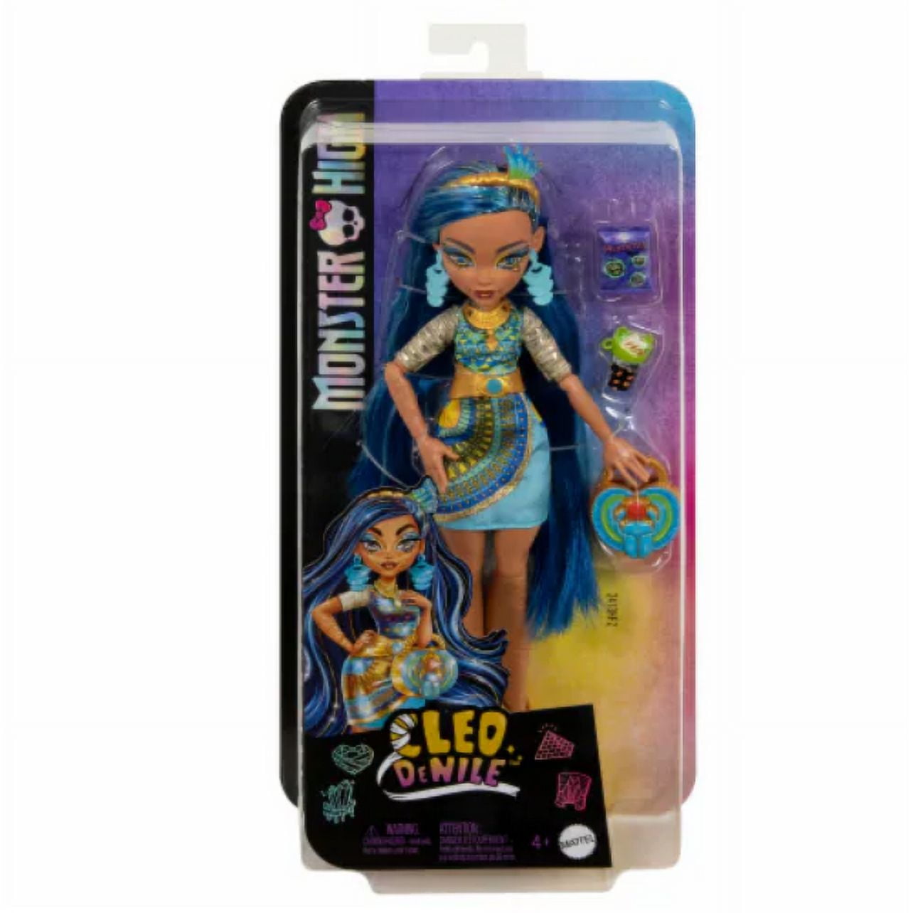 Mattel Monster High Cleo De Nile Doll, Mini Scare-dorable Dress