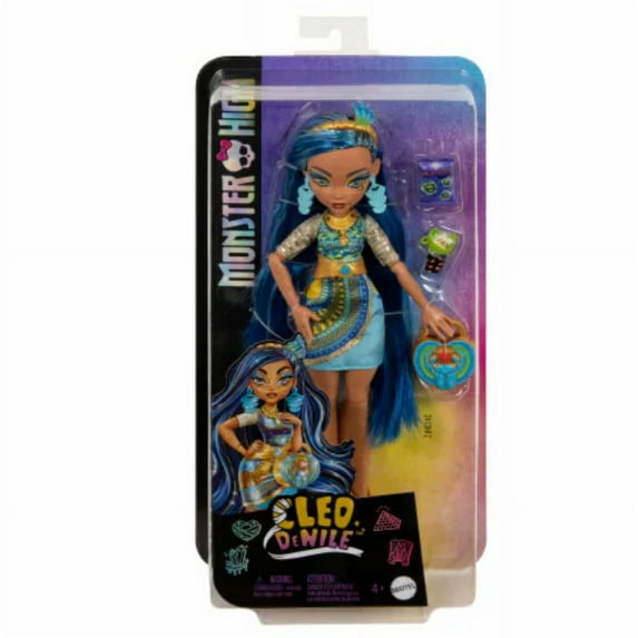 Mattel Monster High Cleo De Nile Doll with Snack Accessories
