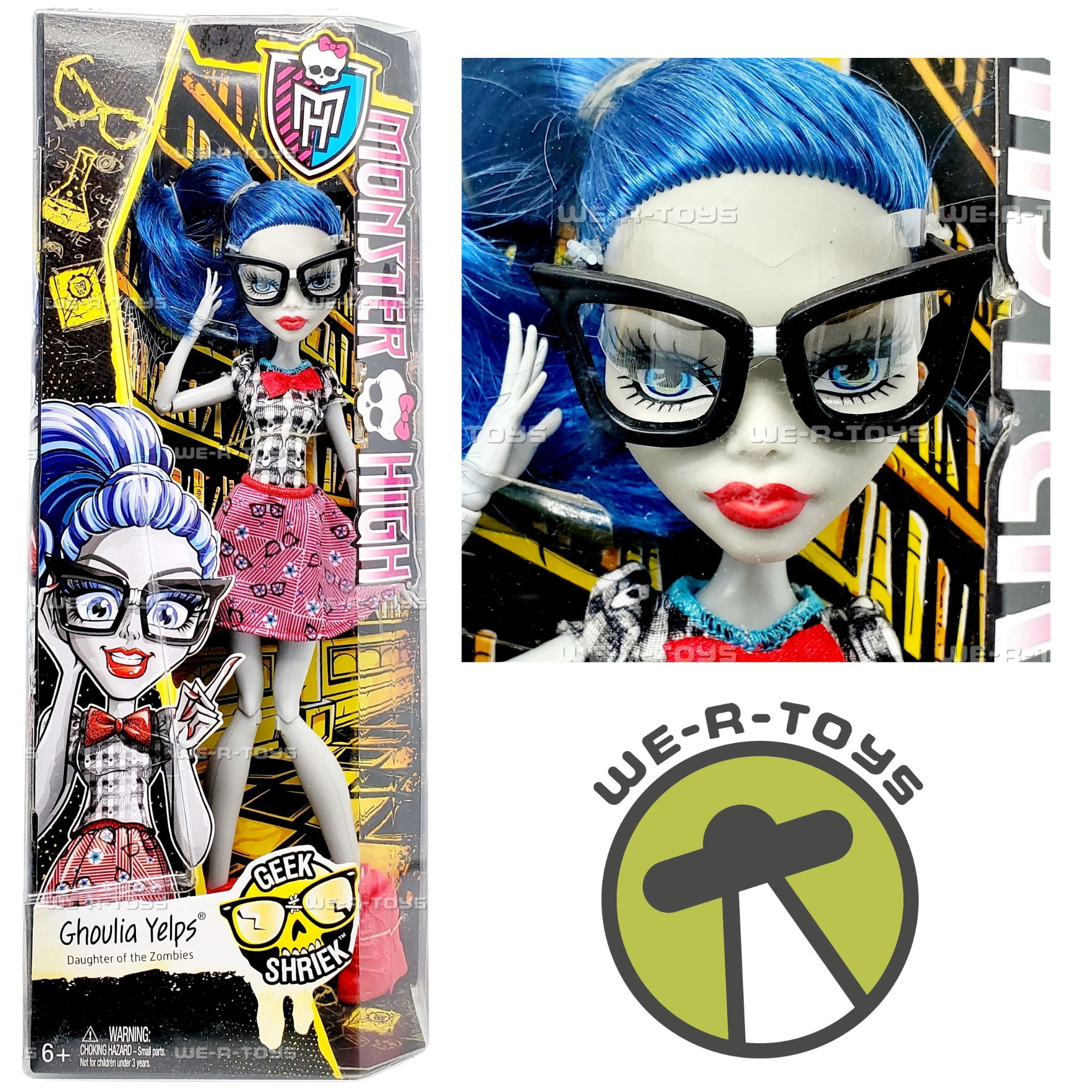 Mattel Monster High Geek Shriek Ghoulia Yelps Doll 2014 Mattel