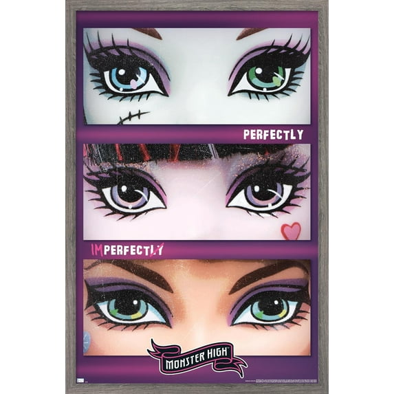 Mattel Monster High - Perfectly Imperfect Wall Poster, 14.725" x 22.375" Framed