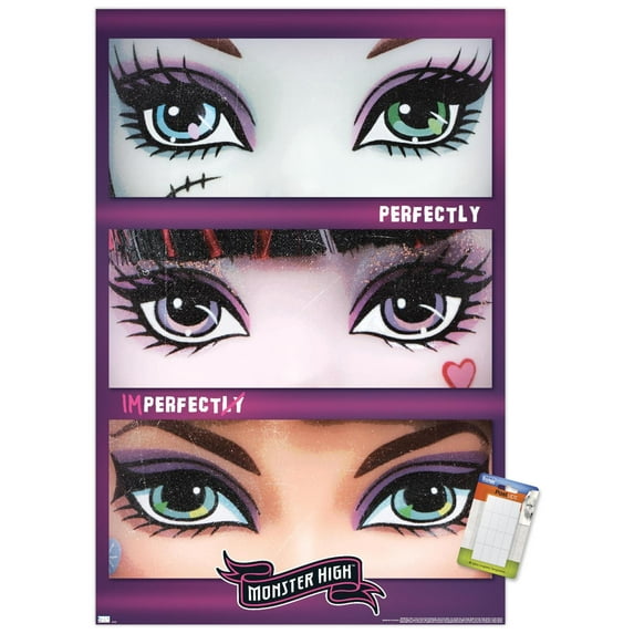 Mattel Monster High - Perfectly Imperfect Wall Poster, 14.725" x 22.375"