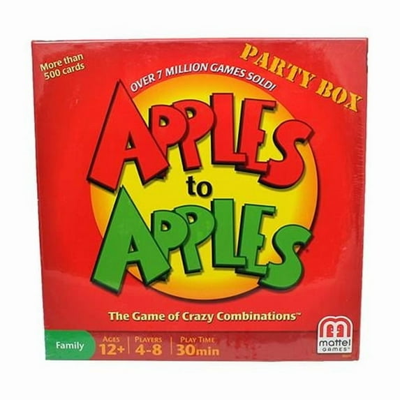 Mattel N Apples To Apples Card Games, Paper, (500 Piece)