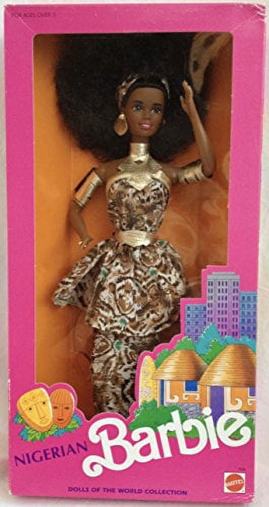 Mattel Nigerian Barbie 1989 Dolls of The World Collection