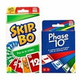 thumbnail image 1 of Mattel Phase 10 Card Game with Skip-Bo Card Game, 1 of 3