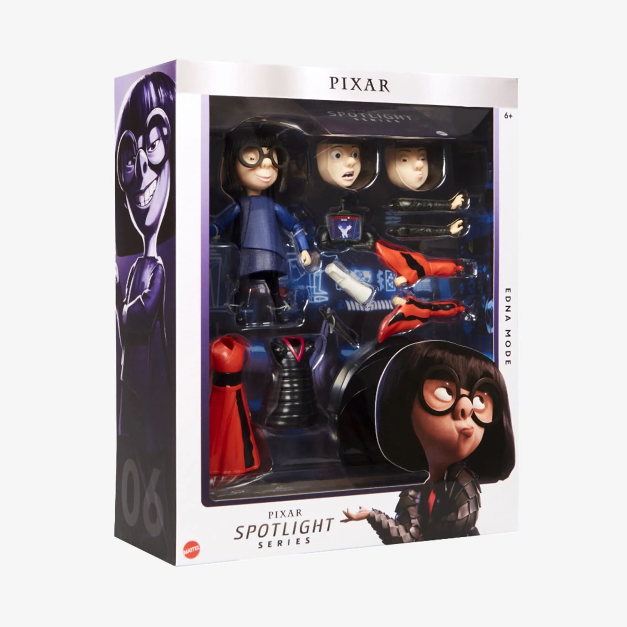 お歳暮 人気 オシャレ Mattel Pixar The Figure, Action Mode Edna Collectible Mr.インクレディブル