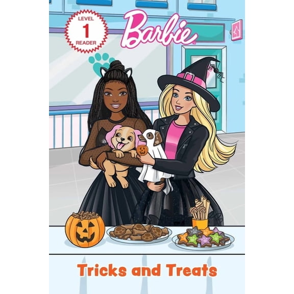 Mattel Reader, Level 1 Barbie: Tricks and Treats, (Paperback)