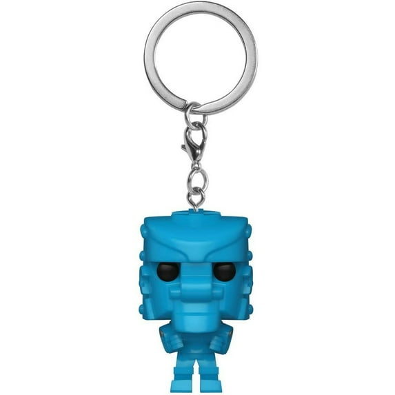 Mattel RockEm SockEm Robot Pop! Blue Vinyl Keychain