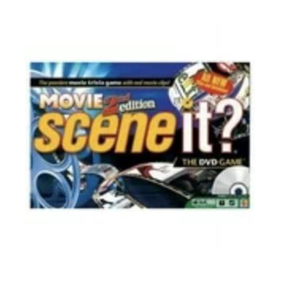 Mattel Scene It? Movie 2nd Edition Board Game, 2 Players, Trivia Game, Yellow