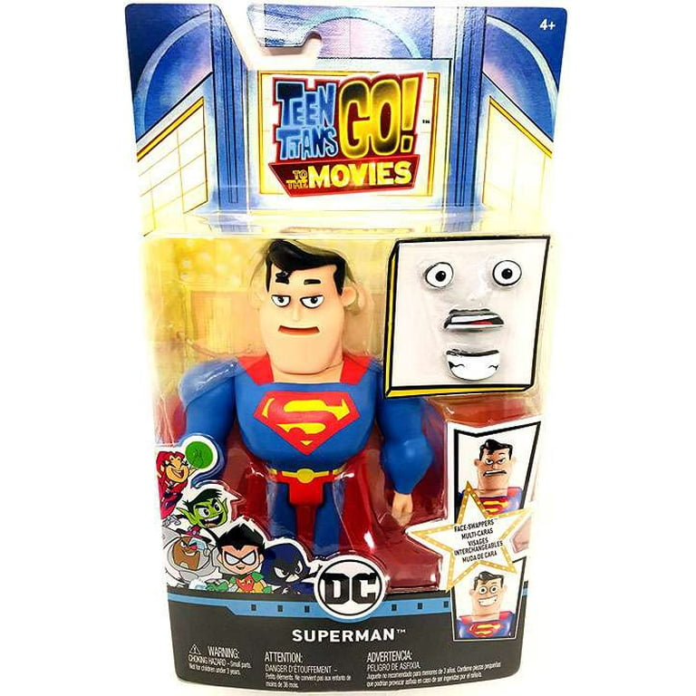 Mattel Teen Titans Go to The Movies Face Swappers Superman Figure Toy Multicolor Walmart