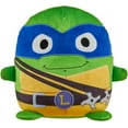 thumbnail image 1 of Mattel Teenage Mutant Ninja Turtles: Mutant Mayhem Plush Toys Cuutopia, 10 Inch Rounded Leonardo Kawaii-Style Plush, Blue Masked Leo Collectible, 1 of 5