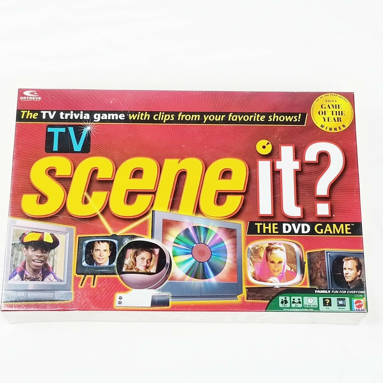 Mattel Tv Scene It Dvd Board Game