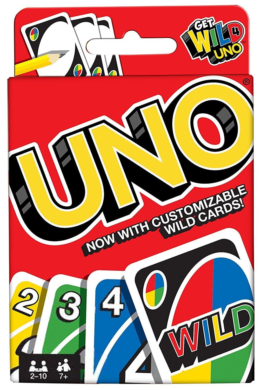 Mattel UNO Original Card Game, Americas No.1 Family Game, 500 Points,  Color Coded