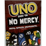 Mattel UNO Show Em No Mercy Brutal, Ruthless, Unapologetic, Card Game
