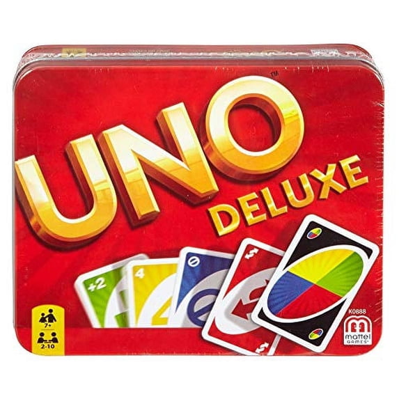 Uno Deluxe Card Game - Premium Deck Edition - Walmart.com