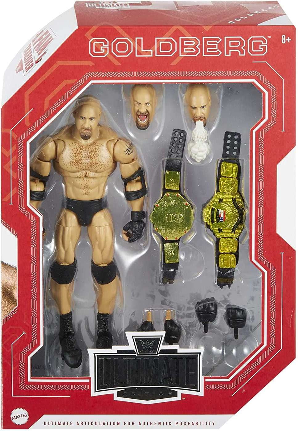 GOLDBERG THE ULTIMATE COLLECTION ゴールドバーグ WWE Ultimate Edition Goldberg Action Figure with WCW