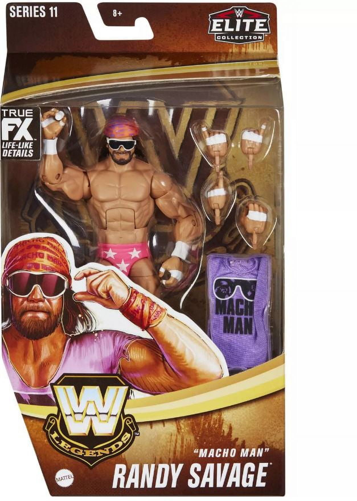 WWE Randy Macho Man Savage Legends Series 11 Elite Collection Wrestling Action Figure (Cream of The Crop Yellow) : Buy Online at Best Price in KSA - Souq is now