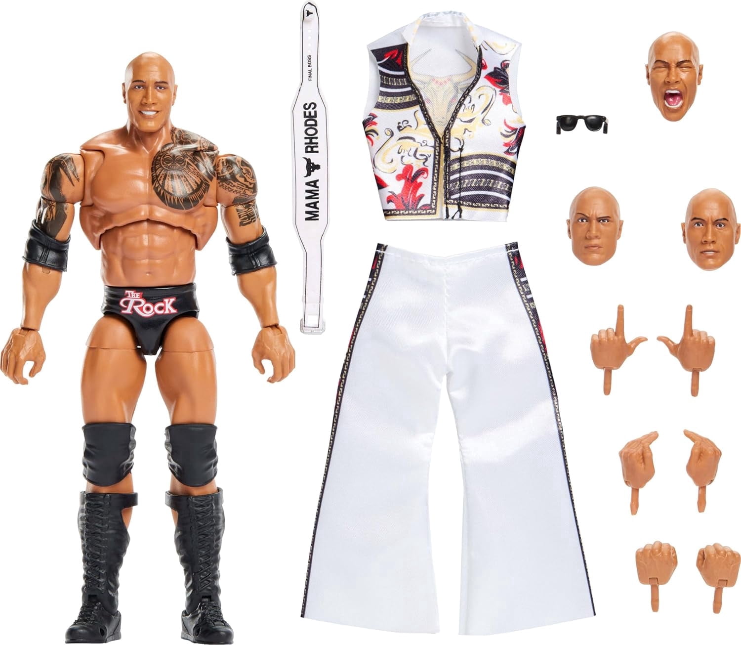 WWE, Action Figure, WrestleMania XL The Rock Final Boss, 6-inch