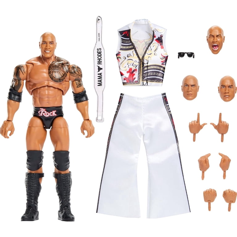 WWE, Action Figure, WrestleMania XL The Rock Final Boss, 6-inch