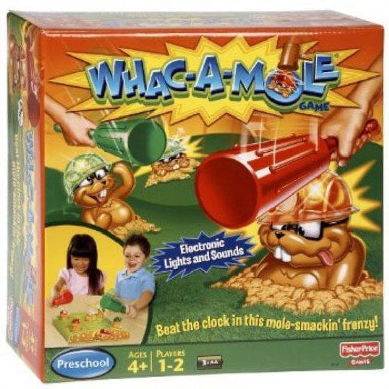 Mattel Whac-A-Mole Arcade Game with Lights & Sounds - Walmart.com