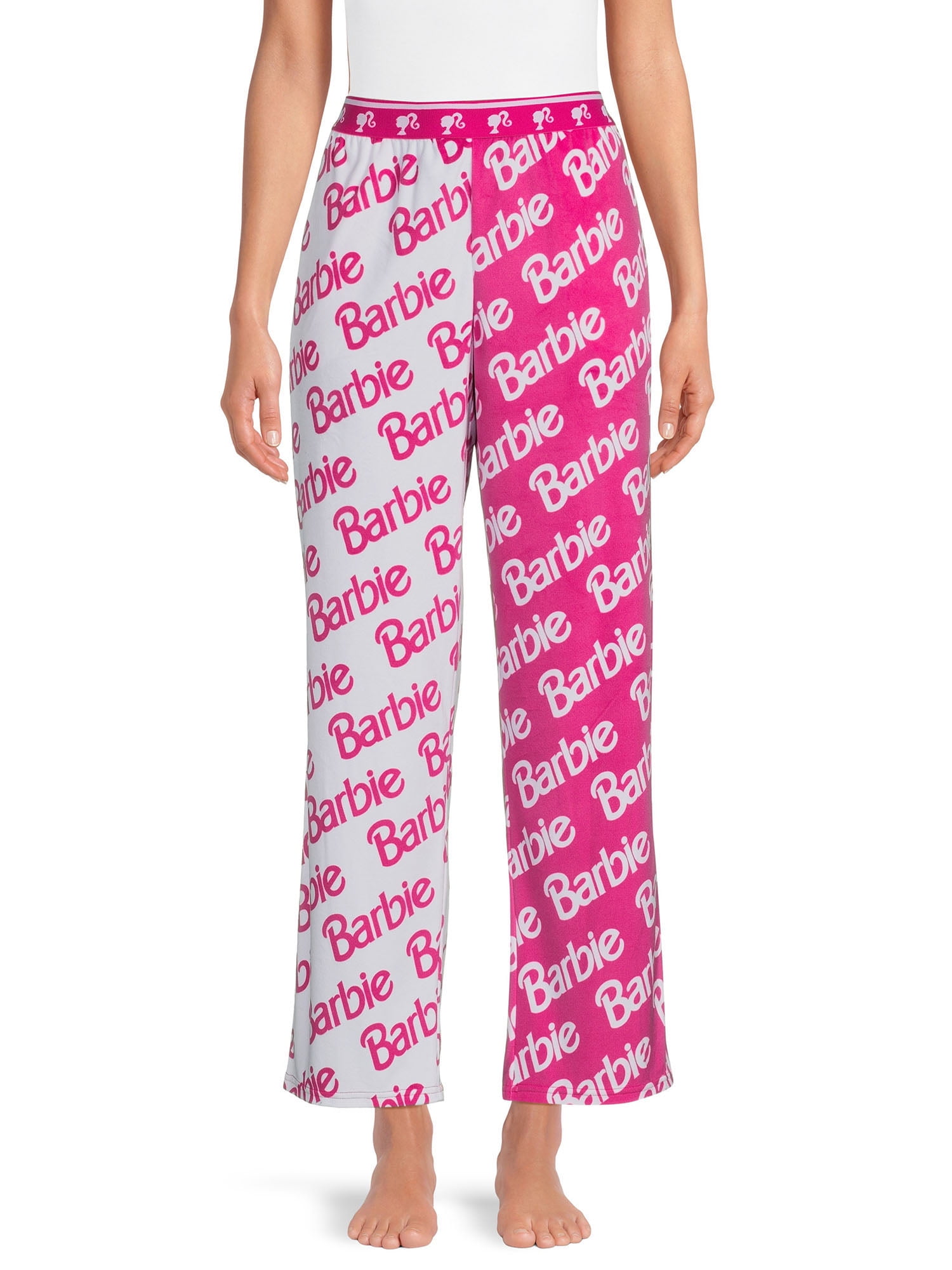 Mattel Women's and Women's Plus Size Barbie Plush Sleep Pants, Sizes XS-3X
