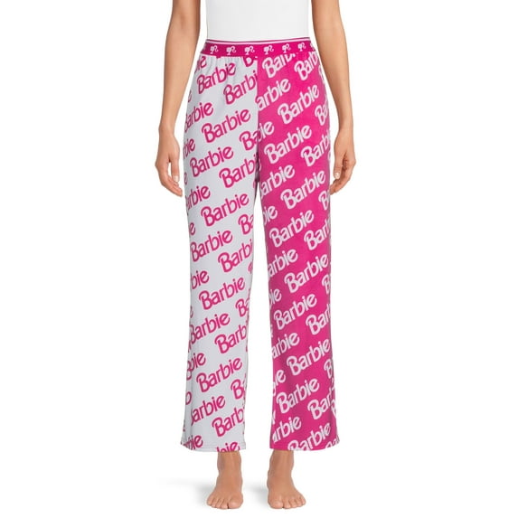 Mattel Women's and Women's Plus Size Barbie Plush Sleep Pants, Sizes XS-3X