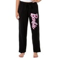thumbnail image 1 of Mattel Womens' Classic Barbie Logo Icon Print Sleep Pajama Pants, 1 of 6