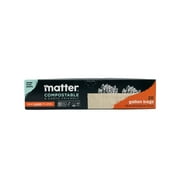 Matter Clear Compostable Gallon Food Storage Bags, 20 Count