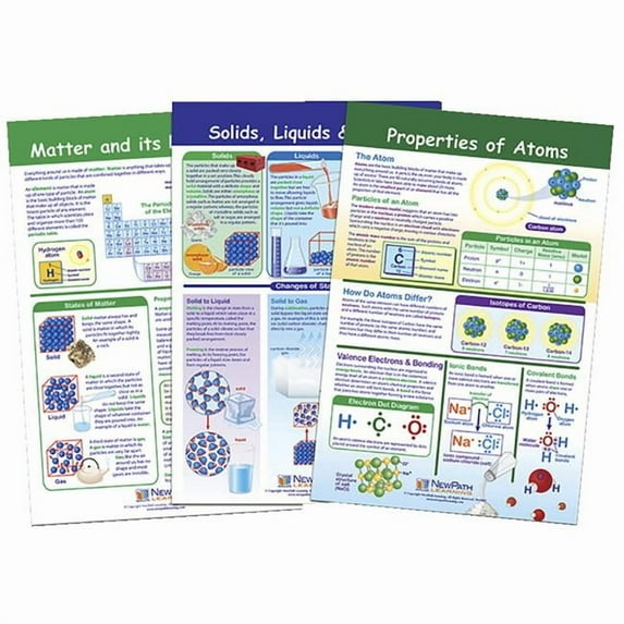 Matter & Interactions Bulletin Board Chart Set - Set of 3