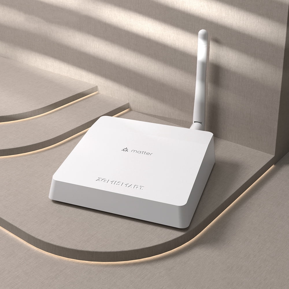 Matter Smart Home Hub M6, Matter & Zigbee Gateway with Antenna for Home Automation