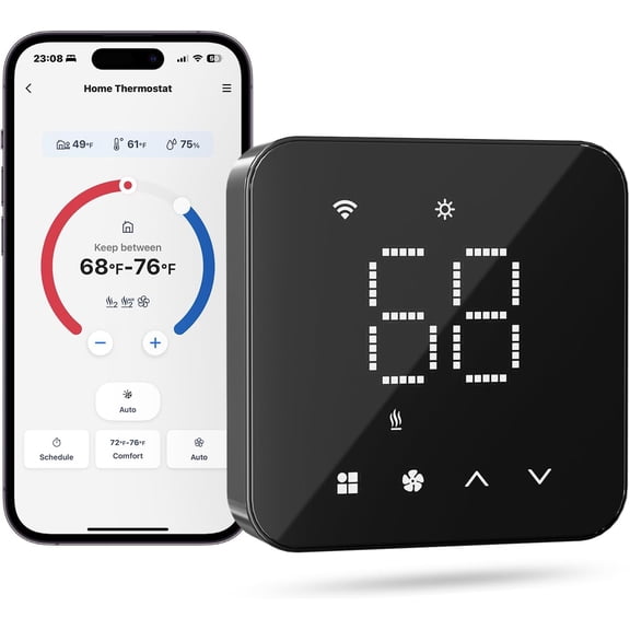 Matter Smart Thermostats for Home, Remote & Voice Control