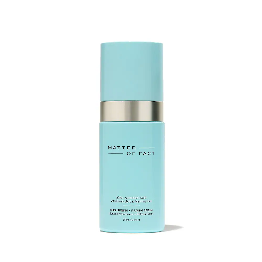 Matter of Fact Brightening + Firming Serum 1 oz | 20% Vitamin C with Ferulic Acid | Lightweight Antioxidant Face Serum | Vegan | Fragrance-Free