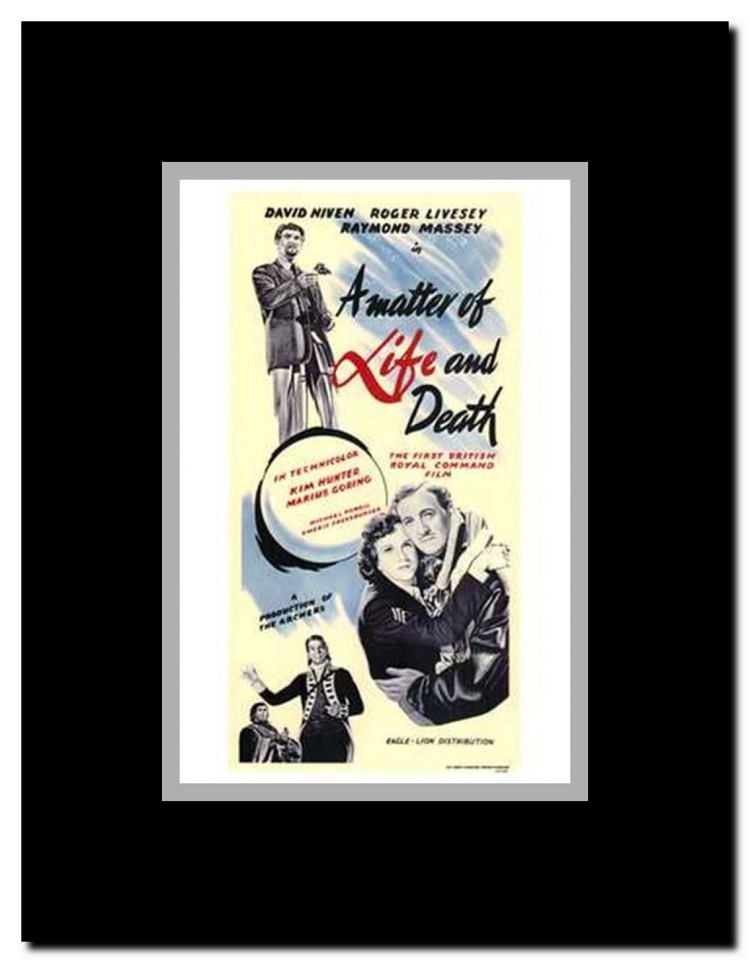 Matter of Life and Death a Framed Movie Poster